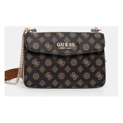 Kabelka Guess EVELUNE hnědá barva, HWPC93 53210