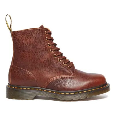 Kožené workery Dr. Martens 1460 Pascal Ambassador hnědá barva, na plochém podpatku, DM31976253