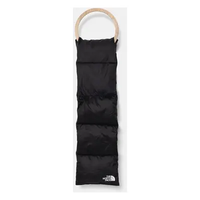 Péřová šála The North Face Nuptse Scarf černá barva, NF0A8A39KX71