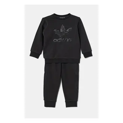 Dětská tepláková souprava adidas Originals CREW SET šedá barva, IY1749