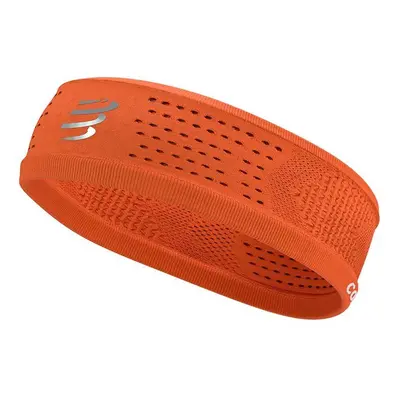 Čelenka Compressport Thin Headband On/Off oranžová barva, XBNU3914