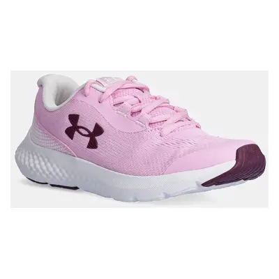 Dětské boty Under Armour GGS Charged Rogue 4 růžová barva