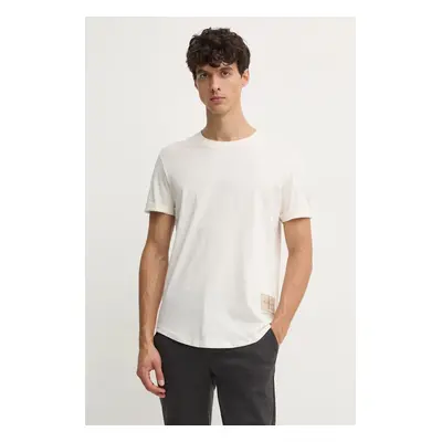 Bavlněné tričko Calvin Klein Jeans bílá barva, s aplikací, J30J323482