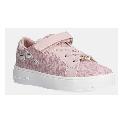 Dětské sneakers boty Michael Kors JEM KEHLANI PS růžová barva, MK101052