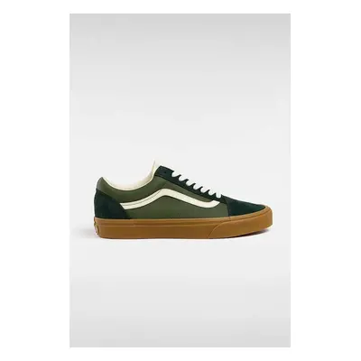 Tenisky Vans Old Skool pánské, zelená barva, VN000CT817P1