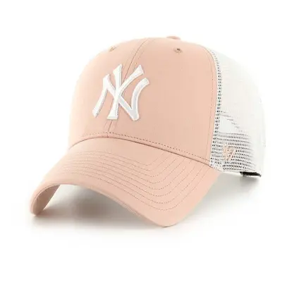 Kšiltovka 47 brand MLB New York Yankees béžová barva, s aplikací, B-BRANS17CTP-DV