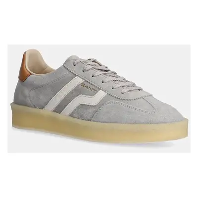 Kožené sneakers boty Gant Cuzima Crepe šedá barva, 29533961 G031