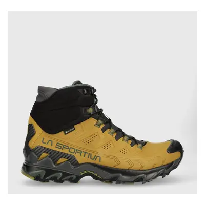 Boty LA Sportiva Ultra Raptor II Mid Leather GTX pánské, hnědá barva