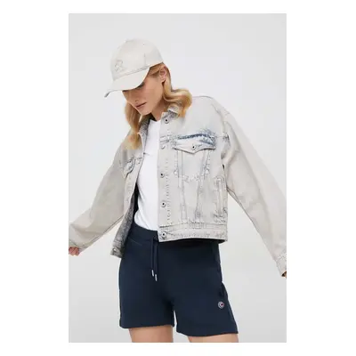 Džínová bunda Pepe Jeans Turner Rose dámská, přechodná, oversize