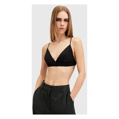 Podprsenka AllSaints ELLA BRALETTE černá barva, W075PA