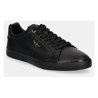 Sneakers boty Pepe Jeans PMS31059 černá barva, KENTON RISE M