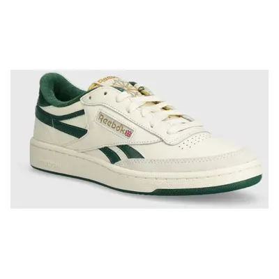 Kožené sneakers boty Reebok Classic CLUB C béžová barva, 100205043