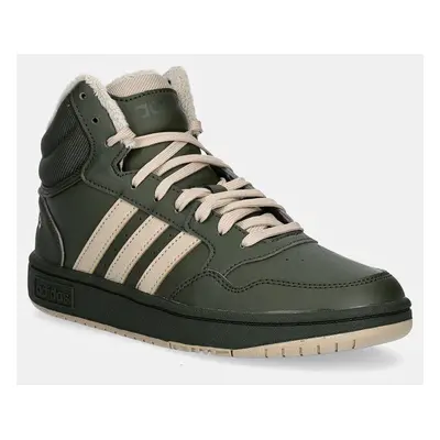 Sneakers boty adidas Originals HOOPS MID 3.0 zelená barva, IH7895