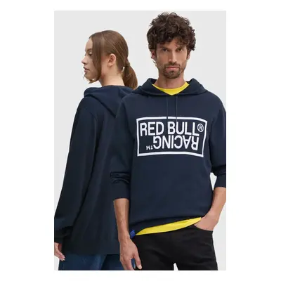 Bavlněný svetr Red Bull Racing x Pepe Jeans tmavomodrá barva, lehký, RU700003