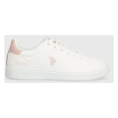 Sneakers boty U.S. Polo Assn. MARLYN bílá barva, MARLYN001W 4Y1