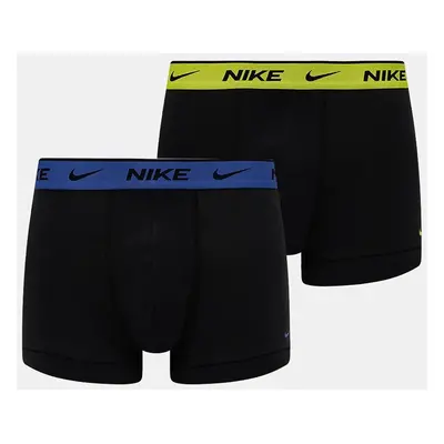 Boxerky Nike 2-pack pánské, modrá barva, 0000KE1085