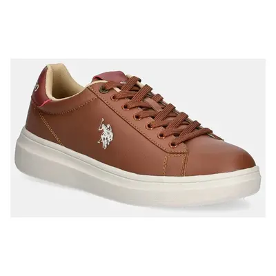 Sneakers boty U.S. Polo Assn. CODY hnědá barva, CODY001M/DY2