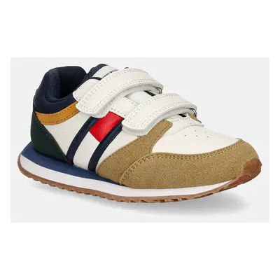 Sneakers boty Tommy Hilfiger hnědá barva, T1B9-33661