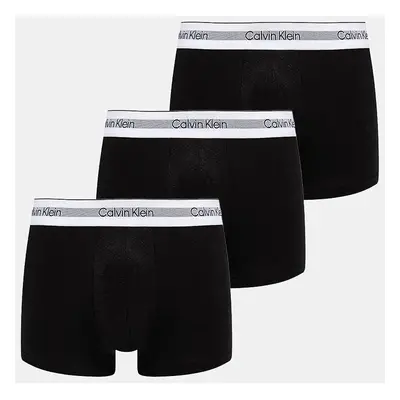 Boxerky Calvin Klein Underwear 3-pack pánské, černá barva, 000NB3956A