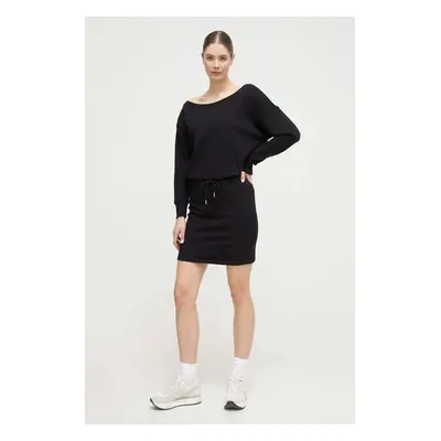 Šaty Dkny černá barva, mini, DP3D4828