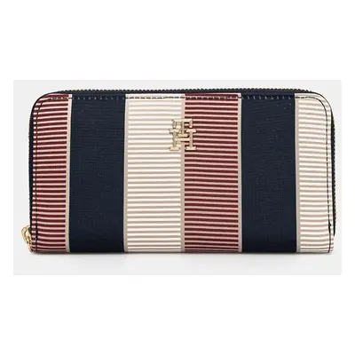 Peněženka Tommy Hilfiger béžová barva, AW0AW17010