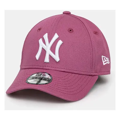 Kšiltovka New Era NEW YORK YANKEES růžová barva, hladká, 60565574