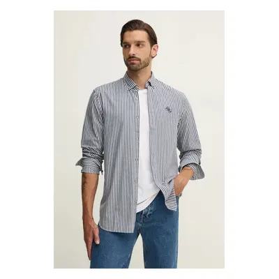 Bavlněná košile Guess tmavomodrá barva, regular, s límečkem button-down, M4BH51.WGK70