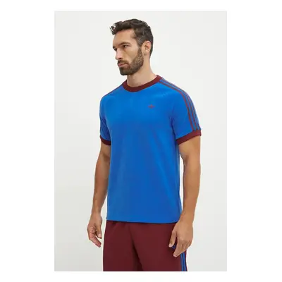 Tričko adidas Originals Cali Tee modrá barva, s aplikací, JN5964