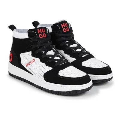 Dětské sneakers boty HUGO bílá barva, G00245