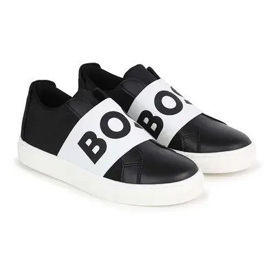 Dětské sneakers boty BOSS černá barva