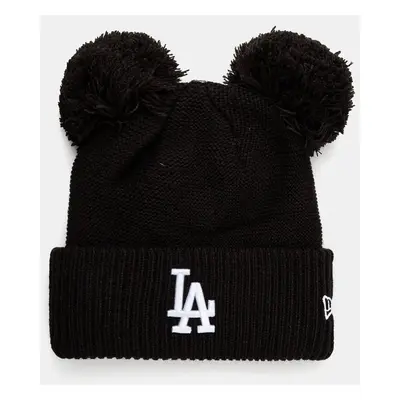 Čepice New Era LOS ANGELES DODGERS černá barva, z husté pleteniny, 60565277