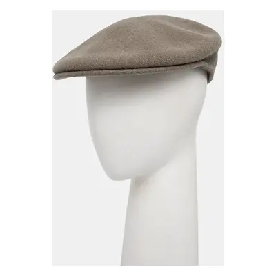 Vlněná čepice Kangol 504 šedá barva, 0258BC.WG036