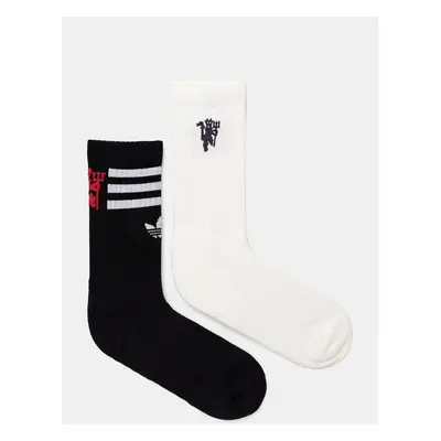 Ponožky adidas Originals Manchester United 2-pack bílá barva, JF8896