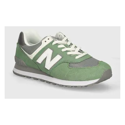 Sneakers boty New Balance 574 zelená barva, U574ESA