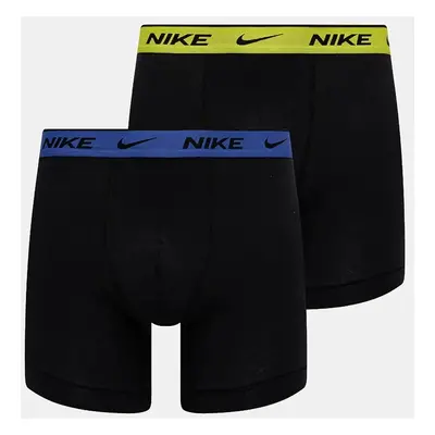 Boxerky Nike 2-pack pánské, černá barva, 0000KE1086