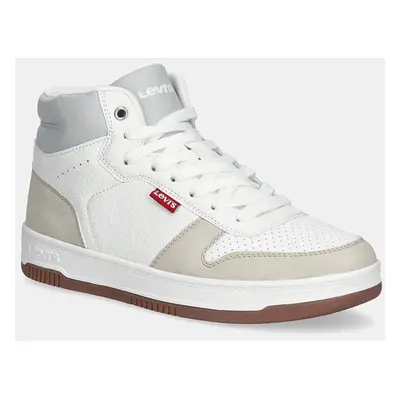 Sneakers boty Levi's DRIVE S HIGH bílá barva, 000EJ-0002