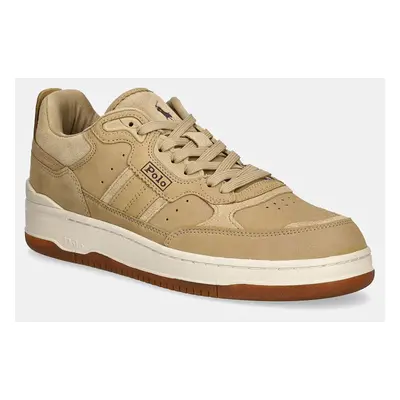 Sneakers boty Polo Ralph Lauren Masters Sprt béžová barva, 809945255002