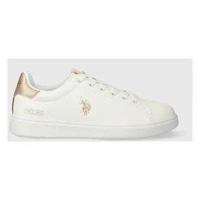 Sneakers boty U.S. Polo Assn. MARLYN bílá barva, MARLYN001W 4Y1