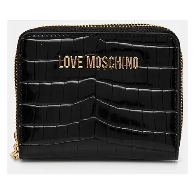 Peněženka Love Moschino černá barva, JC5724PP0L