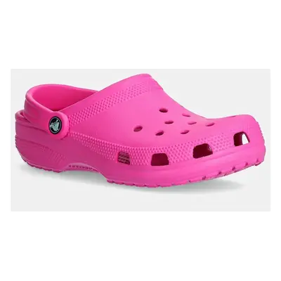 Pantofle Crocs Classic dámské, růžová barva, 10001