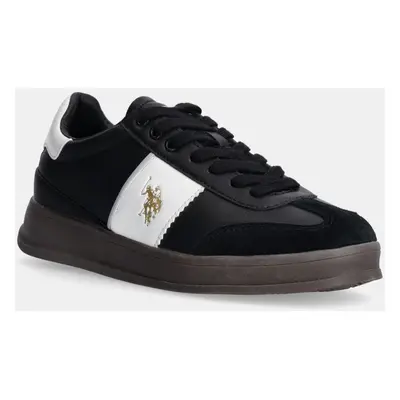 Sneakers boty U.S. Polo Assn. CAMPYW černá barva, CAMPYW001W/DYS2