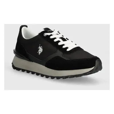 Sneakers boty U.S. Polo Assn. JASPER černá barva, JASPER001M 4HN1