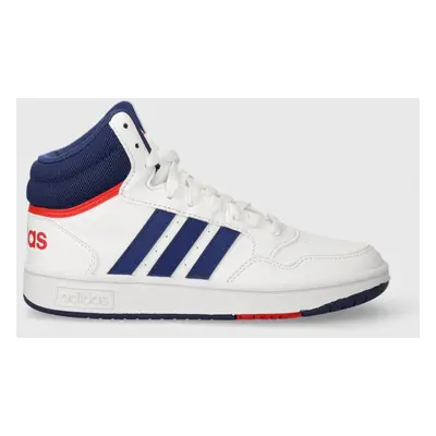 Dětské sneakers boty adidas Originals HOOPS 3.0 MID K bílá barva