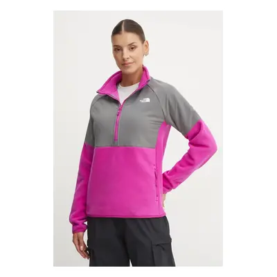 Sportovní mikina The North Face Glacier Heavyweight fialová barva, NF0A89JB71O1