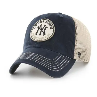 Kšiltovka 47 brand MLB New York Yankees černá barva, s aplikací, B-PITSC17BXP-VB