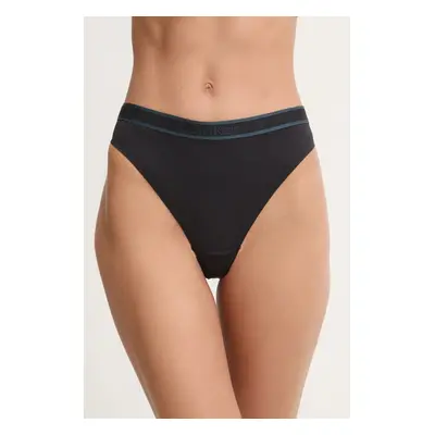 Tanga Calvin Klein Underwear černá barva, 000QF7954E