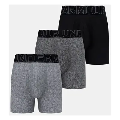 Boxerky Under Armour 3-pack pánské, šedá barva, 25UUSHJ053