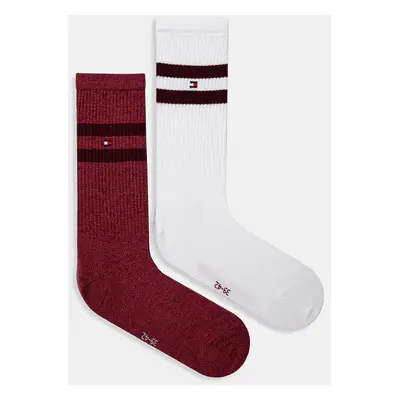 Ponožky Tommy Hilfiger 2-pack pánské, bílá barva, 701229841