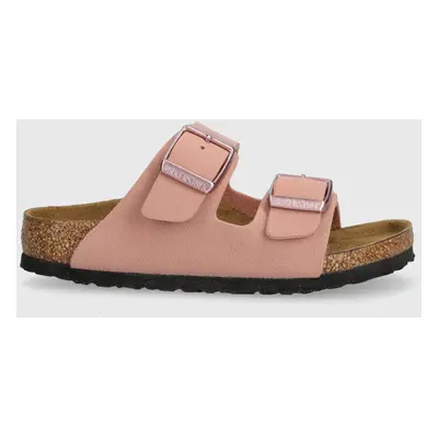 Dětské pantofle Birkenstock Arizona Kids BFBC růžová barva