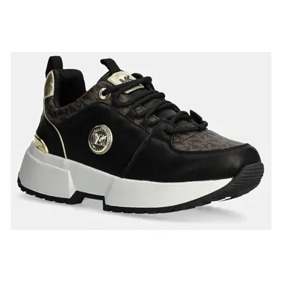 Dětské sneakers boty Michael Kors COSMO LOGO černá barva, MK101037